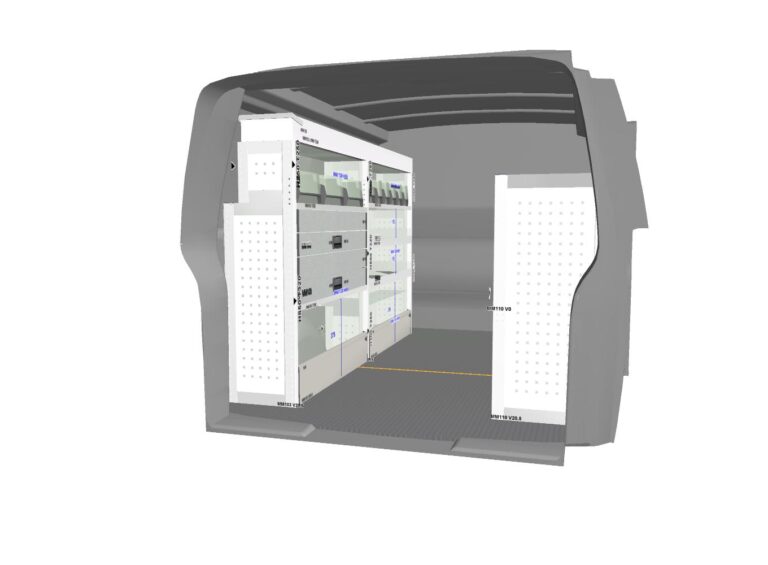 Bild: ALUCA Lieferwagen Standardausbau für Elektriker